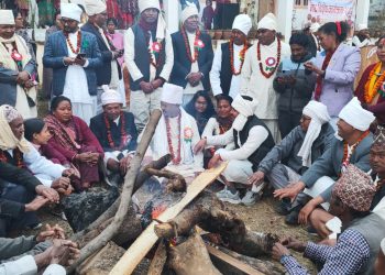 दाङको थारुबस्तीमा ‘माघ’को रौनक